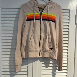 AV Nation vintage 5 stripe zip up.